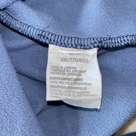 Under Armour 1/4 Zip Coldgear Mens XXL 2XL Long Sleeve Loose Fit Pullover Blue - Picture 3 of 7